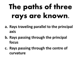 Ray diagram in concave mirrors | PPTX