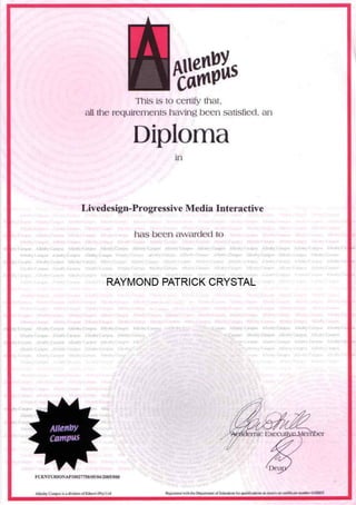 Ray Media Certificate