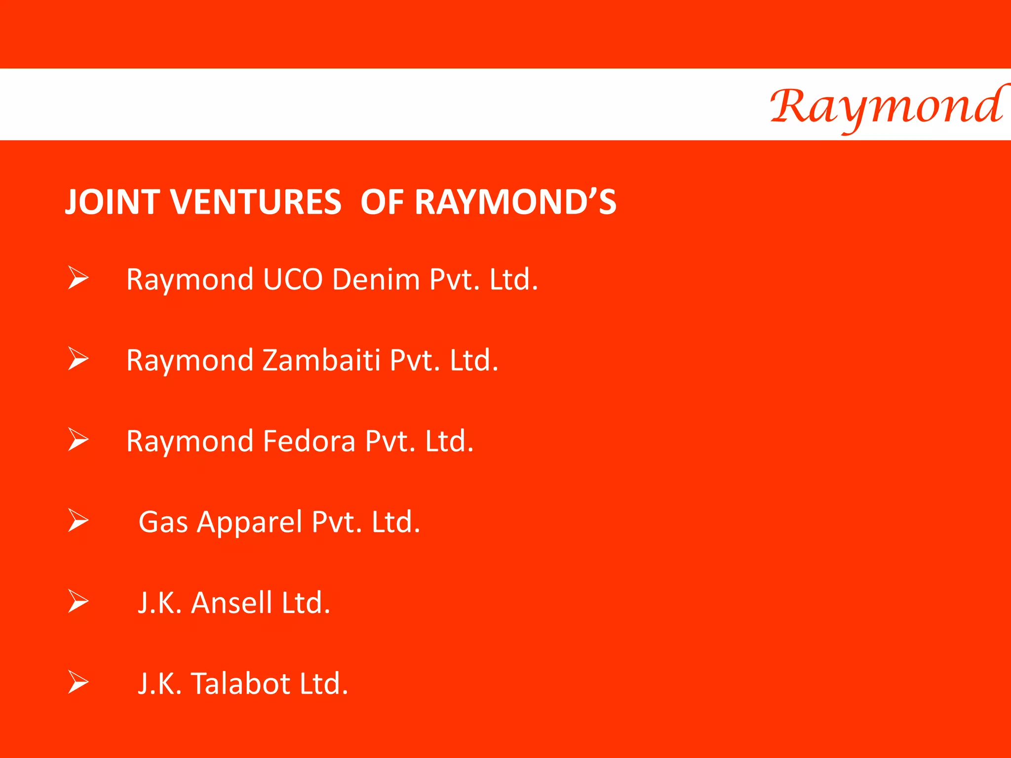 Raymond | PPTX