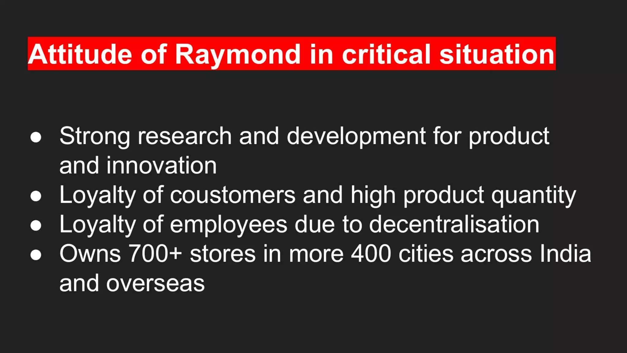 Critical situation in organisation & managerial solution