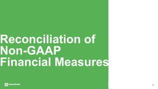 RAYMOND JAMES 38TH ANNUAL INSTITUTIONAL INVESTORS CONFERENCE MARCH 2017 34
Reconciliation of
Non-GAAP
Financial Measures
 