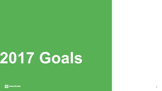 RAYMOND JAMES 38TH ANNUAL INSTITUTIONAL INVESTORS CONFERENCE MARCH 2017 9
2017 Goals
 