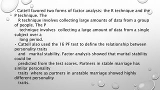 Raymond cattell [autosaved] | PPTX