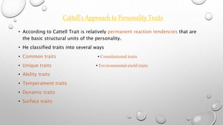 Raymond cattell [autosaved] | PPTX