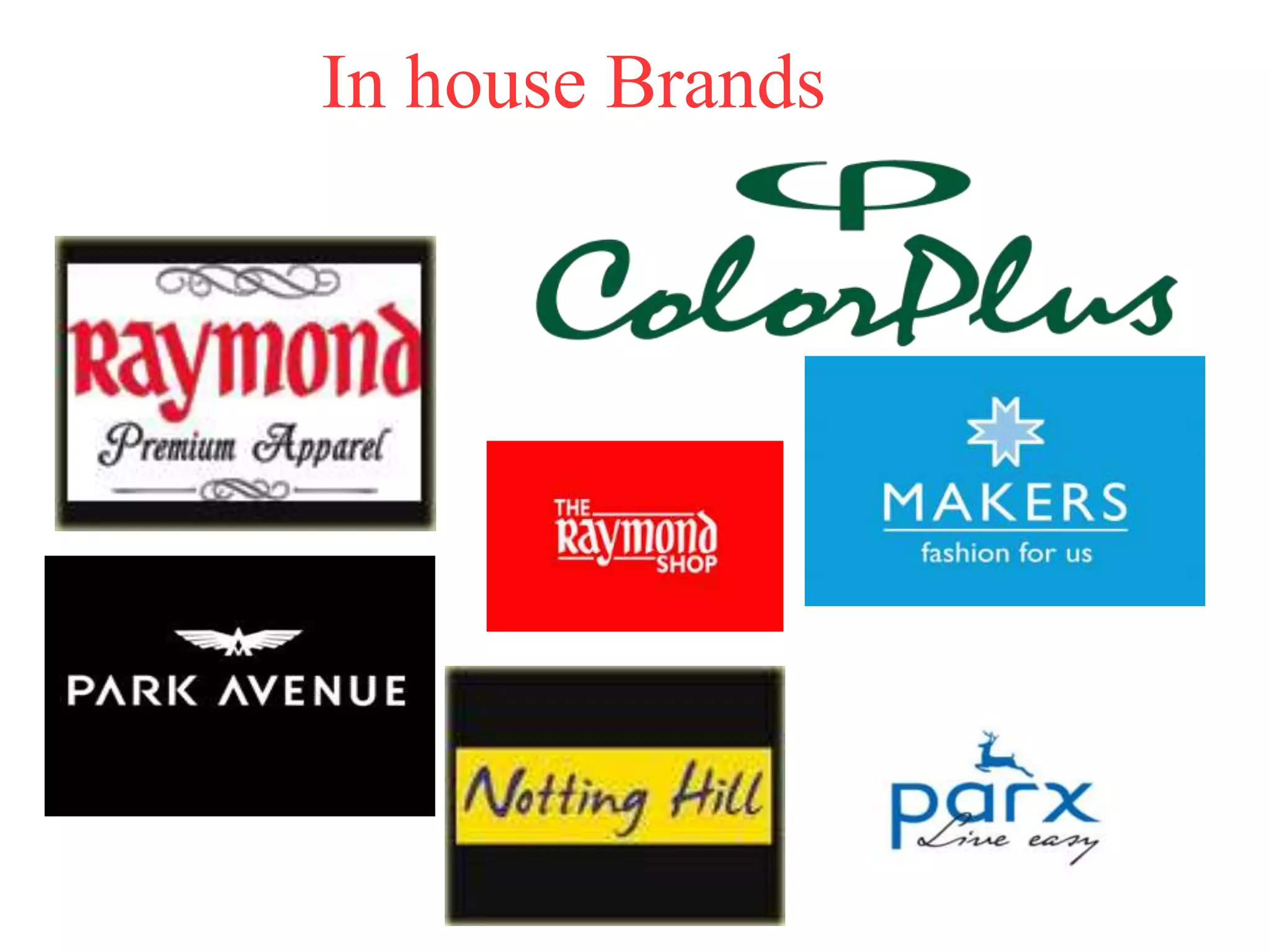 In house Brands
 