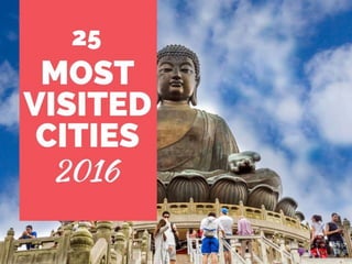 25 most popular cities that were well liked amongst travellers in 2016