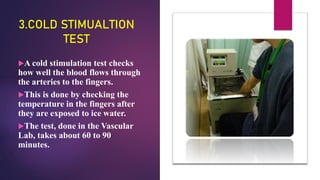 Cold Simulation Test Positive RAYNAUD'S DISEASE | PDF