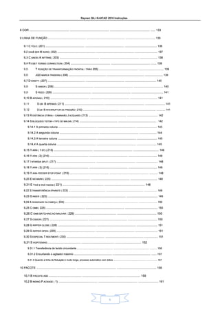 Raynen QiLi KnitCAD 2018 Instruções
5
8 COR .................................................. .................................................. .................................................. ...... 133
8 COR .................................................. .................................................. .................................................. ...... 133
8 COR .................................................. .................................................. .................................................. ...... 133
8 COR .................................................. .................................................. .................................................. ...... 133
9 LINHA DE FUNÇÃO .................................................. .................................................. ....................................... 135
9 LINHA DE FUNÇÃO .................................................. .................................................. ....................................... 135
9 LINHA DE FUNÇÃO .................................................. .................................................. ....................................... 135
9 LINHA DE FUNÇÃO .................................................. .................................................. ....................................... 135
9.1 C YCLE ( 201) .................................................. .................................................. ......................................... 136
9.1 C YCLE ( 201) .................................................. .................................................. ......................................... 136
9.1 C YCLE ( 201) .................................................. .................................................. ......................................... 136
9.1 C YCLE ( 201) .................................................. .................................................. ......................................... 136
9.1 C YCLE ( 201) .................................................. .................................................. ......................................... 136
9.1 C YCLE ( 201) .................................................. .................................................. ......................................... 136
9.2 você SER M ACRO ( 202) .................................................. .................................................. .............................. 137
9.2 você SER M ACRO ( 202) .................................................. .................................................. .............................. 137
9.2 você SER M ACRO ( 202) .................................................. .................................................. .............................. 137
9.2 você SER M ACRO ( 202) .................................................. .................................................. .............................. 137
9.2 você SER M ACRO ( 202) .................................................. .................................................. .............................. 137
9.2 você SER M ACRO ( 202) .................................................. .................................................. .............................. 137
9.2 você SER M ACRO ( 202) .................................................. .................................................. .............................. 137
9.2 você SER M ACRO ( 202) .................................................. .................................................. .............................. 137
9,3 C ANCEL K NITTING ( 203) .................................................. .................................................. ...................... 138
9,3 C ANCEL K NITTING ( 203) .................................................. .................................................. ...................... 138
9,3 C ANCEL K NITTING ( 203) .................................................. .................................................. ...................... 138
9,3 C ANCEL K NITTING ( 203) .................................................. .................................................. ...................... 138
9,3 C ANCEL K NITTING ( 203) .................................................. .................................................. ...................... 138
9,3 C ANCEL K NITTING ( 203) .................................................. .................................................. ...................... 138
9,3 C ANCEL K NITTING ( 203) .................................................. .................................................. ...................... 138
9,3 C ANCEL K NITTING ( 203) .................................................. .................................................. ...................... 138
9,4 R ESET FORBID CONNECTION ( 204) .................................................. .................................................. ....... 138
9,4 R ESET FORBID CONNECTION ( 204) .................................................. .................................................. ....... 138
9,4 R ESET FORBID CONNECTION ( 204) .................................................. .................................................. ....... 138
9,4 R ESET FORBID CONNECTION ( 204) .................................................. .................................................. ....... 138
9,4 R ESET FORBID CONNECTION ( 204) .................................................. .................................................. ....... 138
9,4 R ESET FORBID CONNECTION ( 204) .................................................. .................................................. ....... 138
9,5 T POSIÇÃO DE TRANSFORMAÇÃO FRONTAL / TRÁS 205) .................................................. ................................ 139
T POSIÇÃO DE TRANSFORMAÇÃO FRONTAL / TRÁS 205) .................................................. ................................ 139
T POSIÇÃO DE TRANSFORMAÇÃO FRONTAL / TRÁS 205) .................................................. ................................ 139
T POSIÇÃO DE TRANSFORMAÇÃO FRONTAL / TRÁS 205) .................................................. ................................ 139
T POSIÇÃO DE TRANSFORMAÇÃO FRONTAL / TRÁS 205) .................................................. ................................ 139
9,6 JQD MARCA TRASEIRA ( 206) .................................................. .................................................. ........................ 139
JQD MARCA TRASEIRA ( 206) .................................................. .................................................. ........................ 139
JQD MARCA TRASEIRA ( 206) .................................................. .................................................. ........................ 139
JQD MARCA TRASEIRA ( 206) .................................................. .................................................. ........................ 139
JQD MARCA TRASEIRA ( 206) .................................................. .................................................. ........................ 139
9,7 D ENSITY ( 207) ................................................ .................................................. ........................................ 140
9,7 D ENSITY ( 207) ................................................ .................................................. ........................................ 140
9,7 D ENSITY ( 207) ................................................ .................................................. ........................................ 140
9,7 D ENSITY ( 207) ................................................ .................................................. ........................................ 140
9,7 D ENSITY ( 207) ................................................ .................................................. ........................................ 140
9,8 S HAKER ( 208) .................................................. .................................................. ...................................... 140
S HAKER ( 208) .................................................. .................................................. ...................................... 140
S HAKER ( 208) .................................................. .................................................. ...................................... 140
S HAKER ( 208) .................................................. .................................................. ...................................... 140
S HAKER ( 208) .................................................. .................................................. ...................................... 140
9,9 S PEED ( 209) .................................................. .................................................. ......................................... 141
S PEED ( 209) .................................................. .................................................. ......................................... 141
S PEED ( 209) .................................................. .................................................. ......................................... 141
S PEED ( 209) .................................................. .................................................. ......................................... 141
S PEED ( 209) .................................................. .................................................. ......................................... 141
9,10 B APENAS ( 210) .................................................. .................................................. ................................... 141
9,10 B APENAS ( 210) .................................................. .................................................. ................................... 141
9,10 B APENAS ( 210) .................................................. .................................................. ................................... 141
9,10 B APENAS ( 210) .................................................. .................................................. ................................... 141
9,10 B APENAS ( 210) .................................................. .................................................. ................................... 141
9.11 S UB- B APENAS ( 211) .................................................. .................................................. ......................... 141
S UB- B APENAS ( 211) .................................................. .................................................. ......................... 141
S UB- B APENAS ( 211) .................................................. .................................................. ......................... 141
S UB- B APENAS ( 211) .................................................. .................................................. ......................... 141
S UB- B APENAS ( 211) .................................................. .................................................. ......................... 141
S UB- B APENAS ( 211) .................................................. .................................................. ......................... 141
S UB- B APENAS ( 211) .................................................. .................................................. ......................... 141
9,12 S UB- B INTERRUPTOR DE PRESSÃO ( 212) .................................................. .................................................. ............ 141
S UB- B INTERRUPTOR DE PRESSÃO ( 212) .................................................. .................................................. ............ 141
S UB- B INTERRUPTOR DE PRESSÃO ( 212) .................................................. .................................................. ............ 141
S UB- B INTERRUPTOR DE PRESSÃO ( 212) .................................................. .................................................. ............ 141
S UB- B INTERRUPTOR DE PRESSÃO ( 212) .................................................. .................................................. ............ 141
S UB- B INTERRUPTOR DE PRESSÃO ( 212) .................................................. .................................................. ............ 141
S UB- B INTERRUPTOR DE PRESSÃO ( 212) .................................................. .................................................. ............ 141
9.13 R DISTÂNCIA OTÁRIA + CAMINHÃO J ACQUARD ( 213) .................................................. ......................................... 142
9.13 R DISTÂNCIA OTÁRIA + CAMINHÃO J ACQUARD ( 213) .................................................. ......................................... 142
9.13 R DISTÂNCIA OTÁRIA + CAMINHÃO J ACQUARD ( 213) .................................................. ......................................... 142
9.13 R DISTÂNCIA OTÁRIA + CAMINHÃO J ACQUARD ( 213) .................................................. ......................................... 142
9.13 R DISTÂNCIA OTÁRIA + CAMINHÃO J ACQUARD ( 213) .................................................. ......................................... 142
9.13 R DISTÂNCIA OTÁRIA + CAMINHÃO J ACQUARD ( 213) .................................................. ......................................... 142
9.13 R DISTÂNCIA OTÁRIA + CAMINHÃO J ACQUARD ( 213) .................................................. ......................................... 142
9.14 S BLOQUEIO YSTEM + TIPO DE MALHA ( 214) .................................................. .................................................. . 142
9.14 S BLOQUEIO YSTEM + TIPO DE MALHA ( 214) .................................................. .................................................. . 142
9.14 S BLOQUEIO YSTEM + TIPO DE MALHA ( 214) .................................................. .................................................. . 142
9.14 S BLOQUEIO YSTEM + TIPO DE MALHA ( 214) .................................................. .................................................. . 142
9.14 S BLOQUEIO YSTEM + TIPO DE MALHA ( 214) .................................................. .................................................. . 142
9.14.1 A primeira coluna .................................................. .................................................. ........................... 143
9.14.1 A primeira coluna .................................................. .................................................. ........................... 143
9.14.1 A primeira coluna .................................................. .................................................. ........................... 143
9.14.1 A primeira coluna .................................................. .................................................. ........................... 143
9.14.2 A segunda coluna .................................................. .................................................. ...................... 144
9.14.2 A segunda coluna .................................................. .................................................. ...................... 144
9.14.2 A segunda coluna .................................................. .................................................. ...................... 144
9.14.2 A segunda coluna .................................................. .................................................. ...................... 144
9.14.3 A terceira coluna .................................................. .................................................. .......................... 145
9.14.3 A terceira coluna .................................................. .................................................. .......................... 145
9.14.3 A terceira coluna .................................................. .................................................. .......................... 145
9.14.3 A terceira coluna .................................................. .................................................. .......................... 145
9.14.4 A quarta coluna .................................................. .................................................. ......................... 145
9.14.4 A quarta coluna .................................................. .................................................. ......................... 145
9.14.4 A quarta coluna .................................................. .................................................. ......................... 145
9.14.4 A quarta coluna .................................................. .................................................. ......................... 145
9,15 Y ARN ( 1 ST) ( 215) .................................................. .................................................. ................................. 146
9,15 Y ARN ( 1 ST) ( 215) .................................................. .................................................. ................................. 146
9,15 Y ARN ( 1 ST) ( 215) .................................................. .................................................. ................................. 146
9,15 Y ARN ( 1 ST) ( 215) .................................................. .................................................. ................................. 146
9,15 Y ARN ( 1 ST) ( 215) .................................................. .................................................. ................................. 146
9,15 Y ARN ( 1 ST) ( 215) .................................................. .................................................. ................................. 146
9,15 Y ARN ( 1 ST) ( 215) .................................................. .................................................. ................................. 146
9,16 Y ARN ( 2) (216) .................................................. .................................................. ..................................... 148
9,16 Y ARN ( 2) (216) .................................................. .................................................. ..................................... 148
9,16 Y ARN ( 2) (216) .................................................. .................................................. ..................................... 148
9,16 Y ARN ( 2) (216) .................................................. .................................................. ..................................... 148
9,16 Y ARN ( 2) (216) .................................................. .................................................. ..................................... 148
9,17 I NTARSIA SPLIT ( 217) .................................................. .................................................. ............................ 148
9,17 I NTARSIA SPLIT ( 217) .................................................. .................................................. ............................ 148
9,17 I NTARSIA SPLIT ( 217) .................................................. .................................................. ............................ 148
9,17 I NTARSIA SPLIT ( 217) .................................................. .................................................. ............................ 148
9,17 I NTARSIA SPLIT ( 217) .................................................. .................................................. ............................ 148
9,18 Y ARN ( 3) (218) .................................................. .................................................. ..................................... 148
9,18 Y ARN ( 3) (218) .................................................. .................................................. ..................................... 148
9,18 Y ARN ( 3) (218) .................................................. .................................................. ..................................... 148
9,18 Y ARN ( 3) (218) .................................................. .................................................. ..................................... 148
9,18 Y ARN ( 3) (218) .................................................. .................................................. ..................................... 148
9,19 Y ARN FEEDER STOP POINT ( 219) .................................................. .................................................. ........... 148
9,19 Y ARN FEEDER STOP POINT ( 219) .................................................. .................................................. ........... 148
9,19 Y ARN FEEDER STOP POINT ( 219) .................................................. .................................................. ........... 148
9,19 Y ARN FEEDER STOP POINT ( 219) .................................................. .................................................. ........... 148
9,19 Y ARN FEEDER STOP POINT ( 219) .................................................. .................................................. ........... 148
9,20 E ND MARK ( 220) .................................................. .................................................. ................................... 148
9,20 E ND MARK ( 220) .................................................. .................................................. ................................... 148
9,20 E ND MARK ( 220) .................................................. .................................................. ................................... 148
9,20 E ND MARK ( 220) .................................................. .................................................. ................................... 148
9,20 E ND MARK ( 220) .................................................. .................................................. ................................... 148
9.21 E Tricô e tricô macios ( 221) .................................................. ................................................. 148
9.21 E Tricô e tricô macios ( 221) .................................................. ................................................. 148
9.21 E Tricô e tricô macios ( 221) .................................................. ................................................. 148
9.21 E Tricô e tricô macios ( 221) .................................................. ................................................. 148
9.21 E Tricô e tricô macios ( 221) .................................................. ................................................. 148
9.22 S TRANSFERÊNCIA EPARATE ( 222) .................................................. .................................................. .................. 149
9.22 S TRANSFERÊNCIA EPARATE ( 222) .................................................. .................................................. .................. 149
9.22 S TRANSFERÊNCIA EPARATE ( 222) .................................................. .................................................. .................. 149
9.22 S TRANSFERÊNCIA EPARATE ( 222) .................................................. .................................................. .................. 149
9.22 S TRANSFERÊNCIA EPARATE ( 222) .................................................. .................................................. .................. 149
9.23 S INKER ( 223) .................................................. .................................................. ........................................ 149
9.23 S INKER ( 223) .................................................. .................................................. ........................................ 149
9.23 S INKER ( 223) .................................................. .................................................. ........................................ 149
9.23 S INKER ( 223) .................................................. .................................................. ........................................ 149
9.23 S INKER ( 223) .................................................. .................................................. ........................................ 149
9,24 A DENSIDADE DA CABEÇA ( 224) .................................................. .................................................. ......................... 150
9,24 A DENSIDADE DA CABEÇA ( 224) .................................................. .................................................. ......................... 150
9,24 A DENSIDADE DA CABEÇA ( 224) .................................................. .................................................. ......................... 150
9,24 A DENSIDADE DA CABEÇA ( 224) .................................................. .................................................. ......................... 150
9,24 A DENSIDADE DA CABEÇA ( 224) .................................................. .................................................. ......................... 150
9,25 C OMB ( 225) .................................................. .................................................. .......................................... 150
9,25 C OMB ( 225) .................................................. .................................................. .......................................... 150
9,25 C OMB ( 225) .................................................. .................................................. .......................................... 150
9,25 C OMB ( 225) .................................................. .................................................. .......................................... 150
9,25 C OMB ( 225) .................................................. .................................................. .......................................... 150
9,26 C OMB BATCHING AO MALHAR ( 226) .................................................. ................................................ 150
9,26 C OMB BATCHING AO MALHAR ( 226) .................................................. ................................................ 150
9,26 C OMB BATCHING AO MALHAR ( 226) .................................................. ................................................ 150
9,26 C OMB BATCHING AO MALHAR ( 226) .................................................. ................................................ 150
9,26 C OMB BATCHING AO MALHAR ( 226) .................................................. ................................................ 150
9.27 S CISSOR ( 227) .................................................. .................................................. ...................................... 150
9.27 S CISSOR ( 227) .................................................. .................................................. ...................................... 150
9.27 S CISSOR ( 227) .................................................. .................................................. ...................................... 150
9.27 S CISSOR ( 227) .................................................. .................................................. ...................................... 150
9.27 S CISSOR ( 227) .................................................. .................................................. ...................................... 150
9,28 G RIPPER CLOSE ( 228) .................................................. .................................................. ........................... 151
9,28 G RIPPER CLOSE ( 228) .................................................. .................................................. ........................... 151
9,28 G RIPPER CLOSE ( 228) .................................................. .................................................. ........................... 151
9,28 G RIPPER CLOSE ( 228) .................................................. .................................................. ........................... 151
9,28 G RIPPER CLOSE ( 228) .................................................. .................................................. ........................... 151
9,29 G RIPPER OPEN ( 229) .................................................. .................................................. ............................. 151
9,29 G RIPPER OPEN ( 229) .................................................. .................................................. ............................. 151
9,29 G RIPPER OPEN ( 229) .................................................. .................................................. ............................. 151
9,29 G RIPPER OPEN ( 229) .................................................. .................................................. ............................. 151
9,29 G RIPPER OPEN ( 229) .................................................. .................................................. ............................. 151
9,30 S ESPECIAL T REATMENT ( 230) .................................................. .................................................. .................. 151
9,30 S ESPECIAL T REATMENT ( 230) .................................................. .................................................. .................. 151
9,30 S ESPECIAL T REATMENT ( 230) .................................................. .................................................. .................. 151
9,30 S ESPECIAL T REATMENT ( 230) .................................................. .................................................. .................. 151
9,30 S ESPECIAL T REATMENT ( 230) .................................................. .................................................. .................. 151
9,30 S ESPECIAL T REATMENT ( 230) .................................................. .................................................. .................. 151
9,30 S ESPECIAL T REATMENT ( 230) .................................................. .................................................. .................. 151
9,31 S HORTENING .................................................. .................................................. ........................................ 152
9,31 S HORTENING .................................................. .................................................. ........................................ 152
9,31 S HORTENING .................................................. .................................................. ........................................ 152
9,31 S HORTENING .................................................. .................................................. ........................................ 152
9.31.1 Transferência de tecido circundante .................................................. .................................................. .......... 156
9.31.1 Transferência de tecido circundante .................................................. .................................................. .......... 156
9.31.1 Transferência de tecido circundante .................................................. .................................................. .......... 156
9.31.1 Transferência de tecido circundante .................................................. .................................................. .......... 156
9.31.2 Encurtando o agitador máximo .................................................. .................................................. ....... 157
9.31.2 Encurtando o agitador máximo .................................................. .................................................. ....... 157
9.31.2 Encurtando o agitador máximo .................................................. .................................................. ....... 157
9.31.2 Encurtando o agitador máximo .................................................. .................................................. ....... 157
9.31.3 Quando a linha de flutuação é muito longa, processo automático com dobra .................................................. ................. 157
9.31.3 Quando a linha de flutuação é muito longa, processo automático com dobra .................................................. ................. 157
9.31.3 Quando a linha de flutuação é muito longa, processo automático com dobra .................................................. ................. 157
9.31.3 Quando a linha de flutuação é muito longa, processo automático com dobra .................................................. ................. 157
10 PACOTE .................................................. .................................................. .................................................. 158
10 PACOTE .................................................. .................................................. .................................................. 158
10 PACOTE .................................................. .................................................. .................................................. 158
10 PACOTE .................................................. .................................................. .................................................. 158
10,1 B PACOTE ASE .................................................. .................................................. ..................................... 159
10,1 B PACOTE ASE .................................................. .................................................. ..................................... 159
10,1 B PACOTE ASE .................................................. .................................................. ..................................... 159
10,1 B PACOTE ASE .................................................. .................................................. ..................................... 159
10,2 B INDING P ACKAGE ( 1) .................................................. .................................................. .......................... 161
10,2 B INDING P ACKAGE ( 1) .................................................. .................................................. .......................... 161
10,2 B INDING P ACKAGE ( 1) .................................................. .................................................. .......................... 161
10,2 B INDING P ACKAGE ( 1) .................................................. .................................................. .......................... 161
10,2 B INDING P ACKAGE ( 1) .................................................. .................................................. .......................... 161
10,2 B INDING P ACKAGE ( 1) .................................................. .................................................. .......................... 161
10,2 B INDING P ACKAGE ( 1) .................................................. .................................................. .......................... 161
 