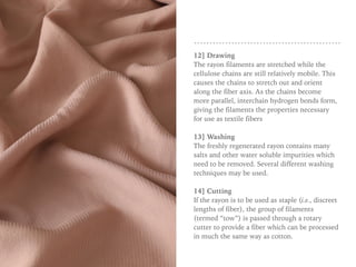 MODIFIED
VISCOSE
RAYONS
different types
 