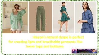Perfecte Rayon RAYON FABRIC Synthetic Fibers and Plastics Class VIII - Biology CBSE | PPT