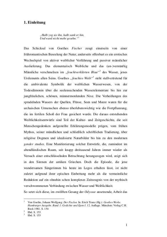 Homers Sirenen In Der Literatur Magisterarbeit 2009