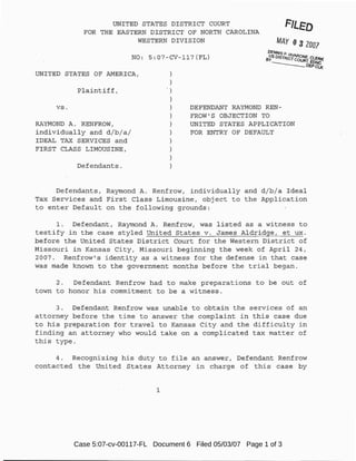 Case 5:07-cv-00117-FL Document 6 Filed 05/03/07 Page 1 of 3
 