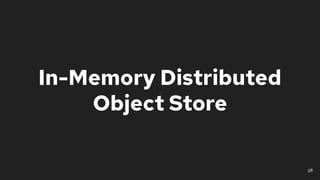 In-Memory Distributed
Object Store
58
 