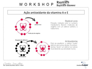 Ação antioxidante da vitamina A e E
 