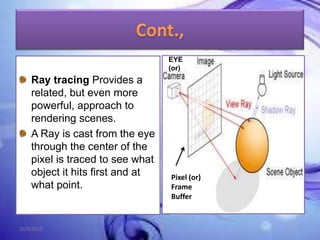 Ray tracing | PPTX