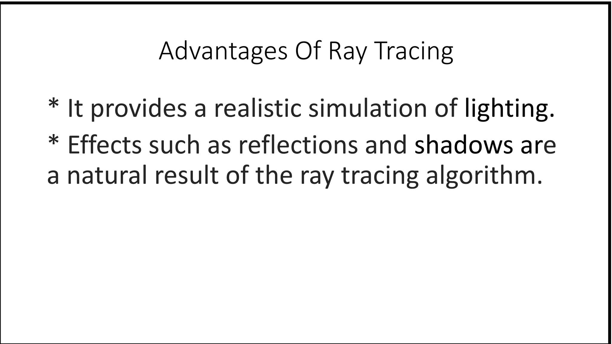 Ray tracing | PPTX