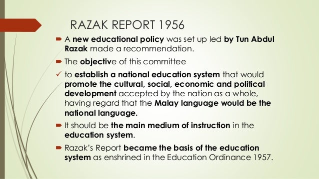 Razak And Rahman Talib Report Ppt