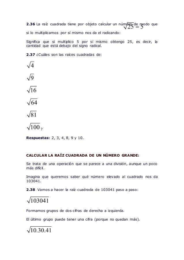 Como Hacer Una Raiz Cuadrada Paso A Paso Fácil de Hacer