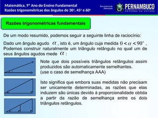 Razões trigonométricas dos ângulos de 30º, 45º e 60º (1).ppt
