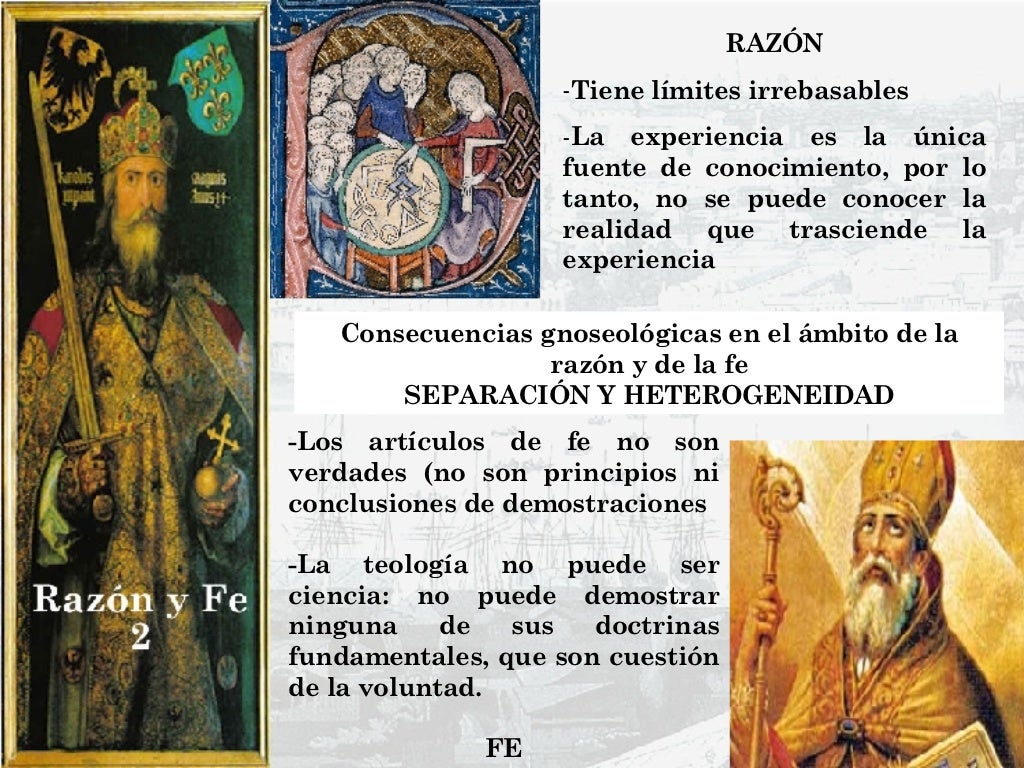 Razón y Fe de San Agustín al Medievo