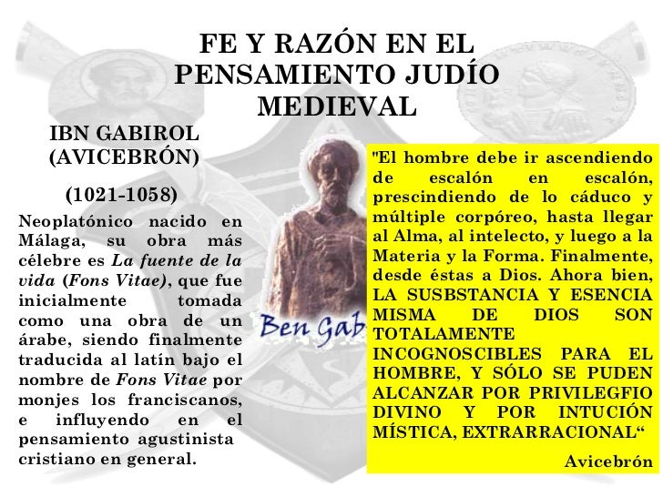 RAZÓN Y FE EN LA EDAD MEDIA SIGLOS IXIV