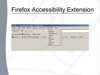 Firefox Accessibility Extension 