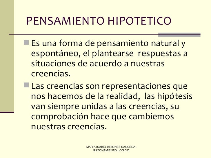 Razonamiento lógico