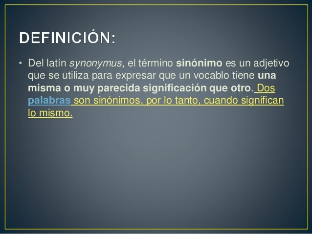 Razonamiento sinonimo
