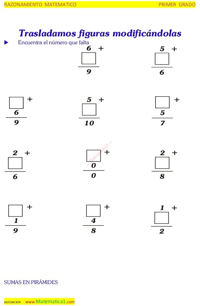 Resultado de imagen de SUMAS QUE NUMERO FALTA