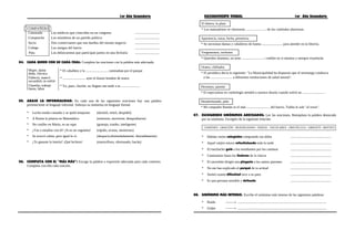 Ficha de Trabajo de Razonamiento Verbal I Bimestre -  1º Secundaria
