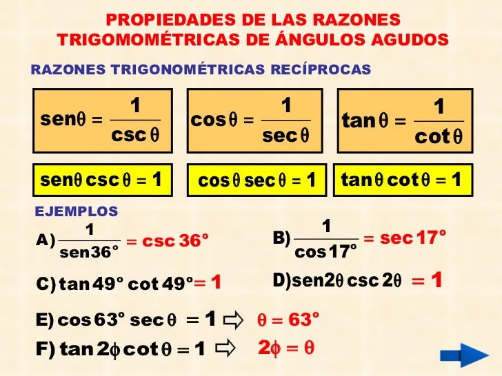 Razones Trigonometricas