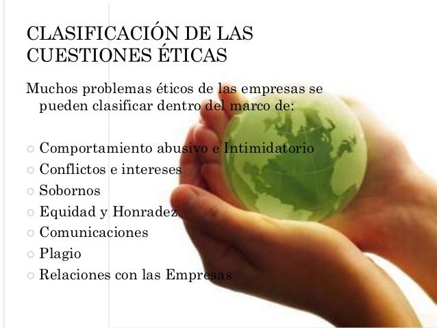 Resultado de imagen para Las cuestiones éticas