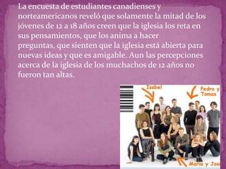 Razones porque los jovenes dejan la iglesia | PPTX