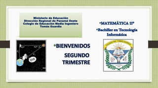 Ministerio de Educación
Dirección Regional de Panamá Oeste
Colegio de Educación Media Ingeniero
Tomás Guardia
 