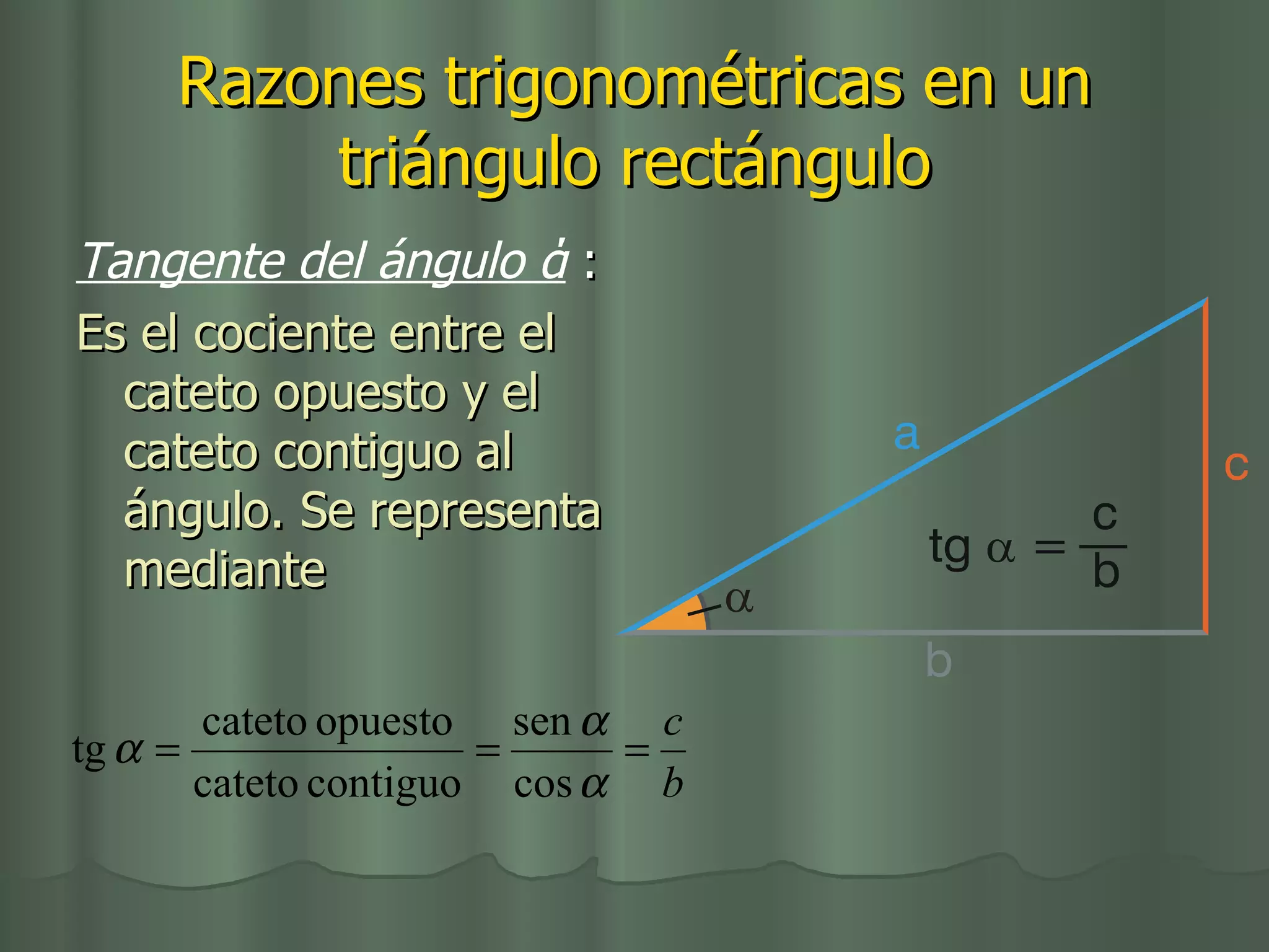 Razones TrigonoméTricas | PPT