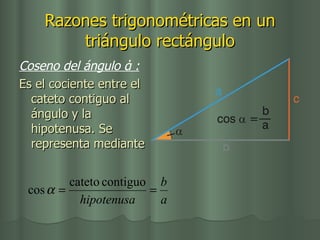 Razones TrigonoméTricas | PPT
