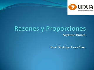 Séptimo Básico
Prof. Rodrigo Cruz Cruz
 
