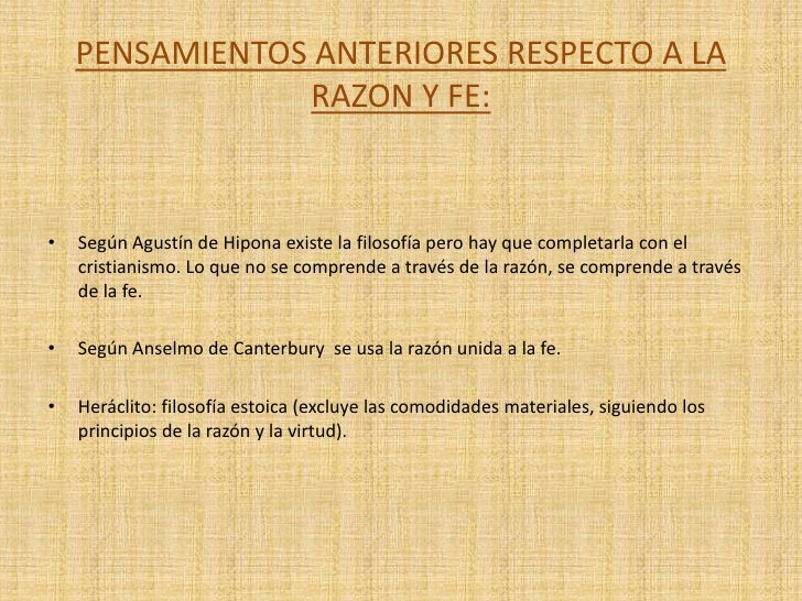 Resultado de imagen de razon y fe santo tomas