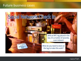 Future business cases
 