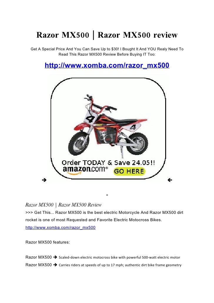 razor mx 1000