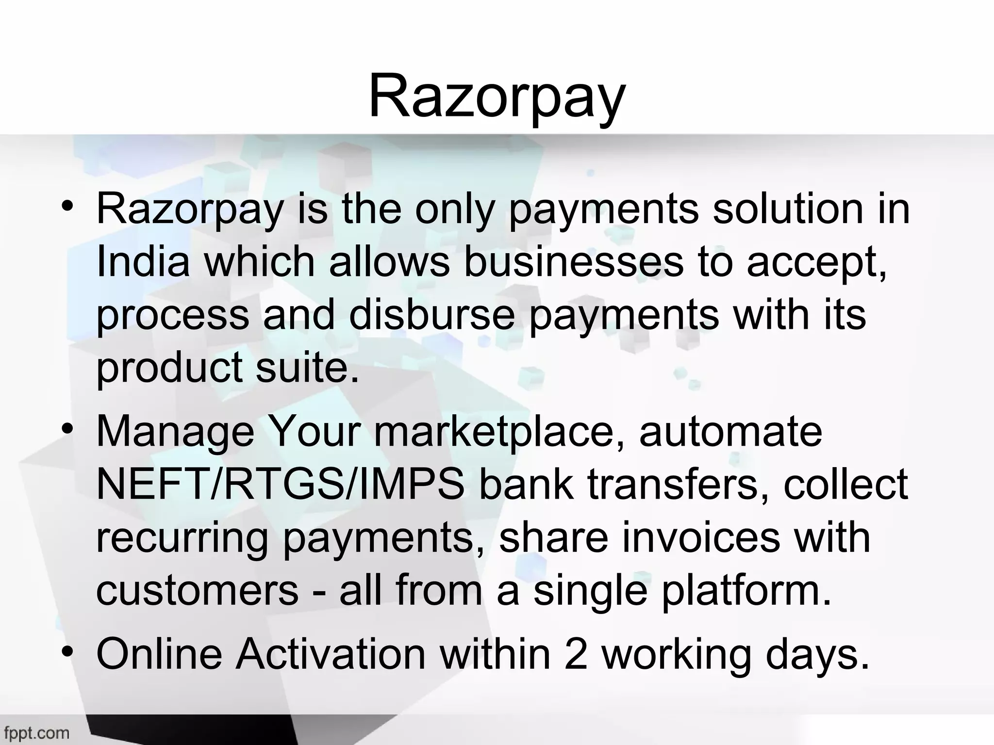 Razorpay | PPT
