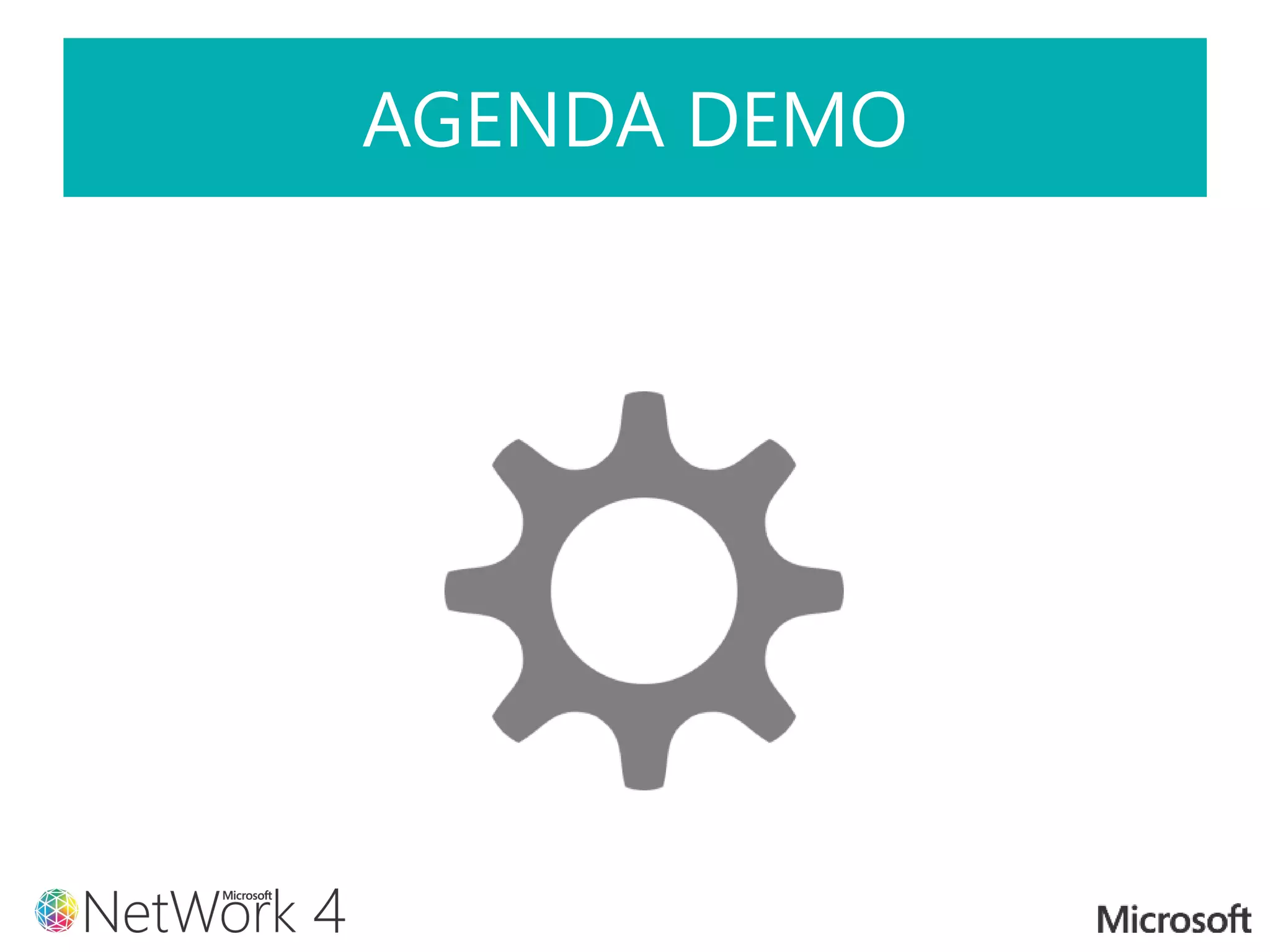 AGENDA DEMO
 