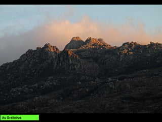 O Sobreiro e, ao fondo, A Nevosa desde Portugal
 