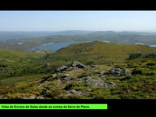 LOMBAS DA PENA DA EDRA
Prolongación cara ao nordeste da Serra do Laboreiro no concello de Verea. É
unha serra de cumes achairados e desprovistos de vexetación arbórea. O punto
máis alto é Pena da Edra, con 1.025 m. Desde os cumes hai unhas vistas
espectaculares para toda a contorna: Serra do Xurés, O Laboreiro, terras de
Bande e Celanova...
 