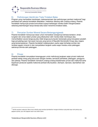 Rba code of conduct 6.0 malay | PDF