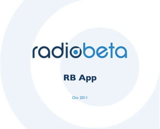 RB App Oct 2011 