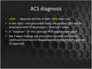 RBBB with STEMI | PPT