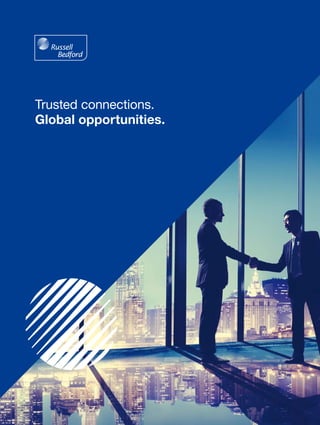 Trusted connections.
Global opportunities.
 