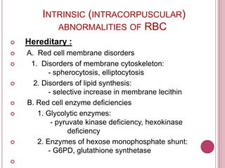 Patho B Rbc Patho B | PPTX
