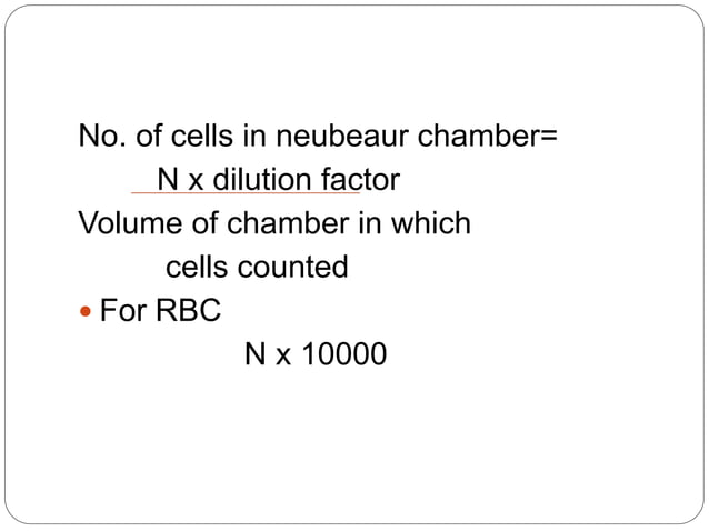 Rbc count | PPTX | Blood Disorders | Diseases and Conditions